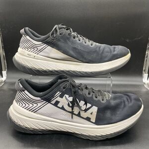 Hoka Carbon X Shoes Black White Road Race Speed Trainer Men’s 14 1102886 BNCL